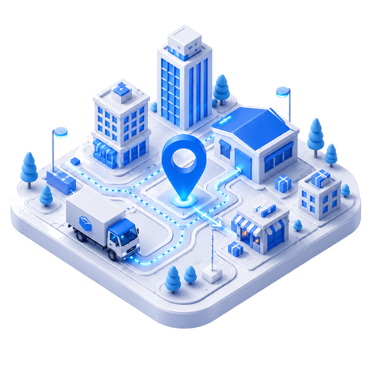 Service Delivery District illustration