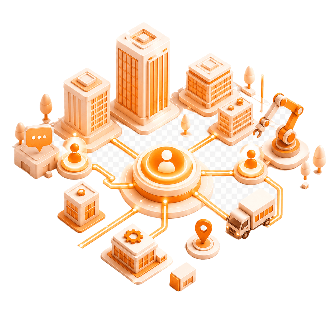 Handoffs / Agents / Automation illustration