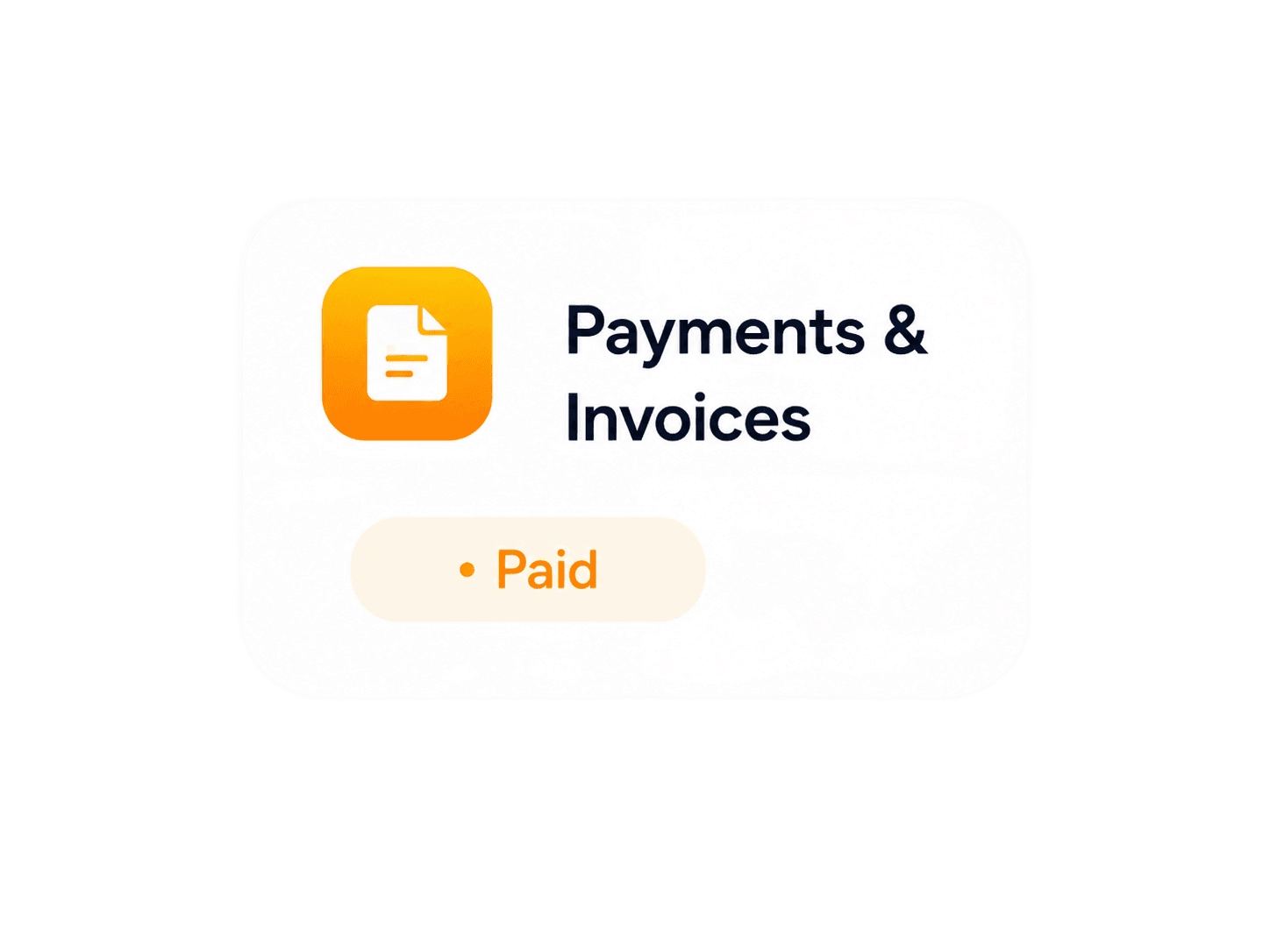 Payments and Invoices, Paid